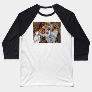 Still Life with Apples and Oranges by Paul Cezanne Baseball T-Shirt